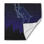 Taurus Constellation Print Silk Bandana