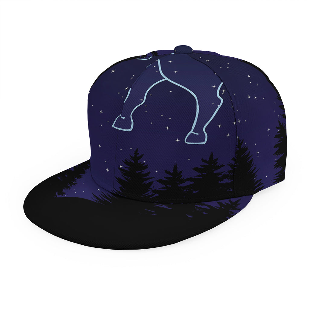 Taurus Constellation Print Snapback Cap