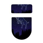 Taurus Constellation Print Toilet Lid And Tank Cover Set