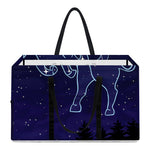 Taurus Constellation Print Utility Tote Bag
