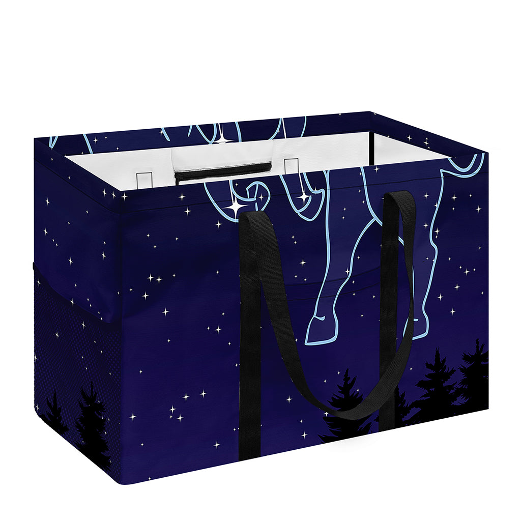 Taurus Constellation Print Utility Tote Bag