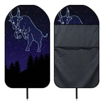 Taurus Constellation Print Waterproof Car Seat Cover