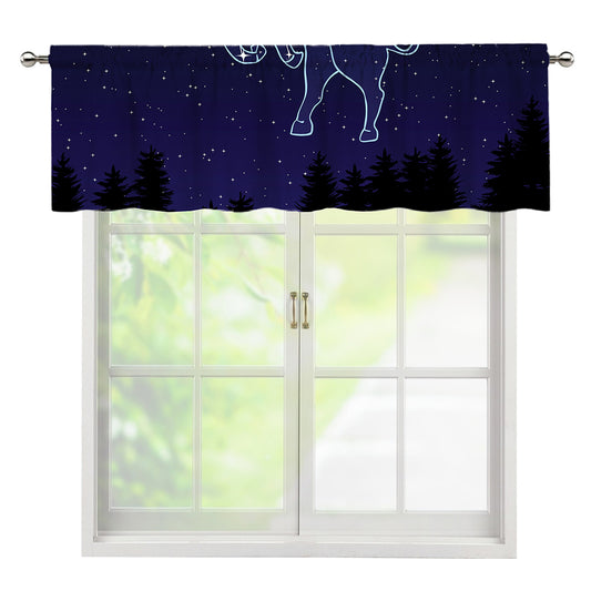 Taurus Constellation Print Window Valance