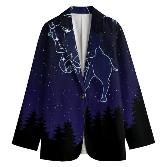 Taurus Constellation Print Women's Blazer