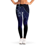Taurus Constellation Print Women's Leggings