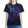 Taurus Constellation Print Women's Polo Shirt