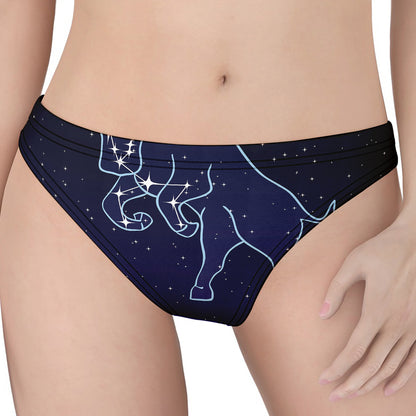 Taurus Constellation Print Women's Thong