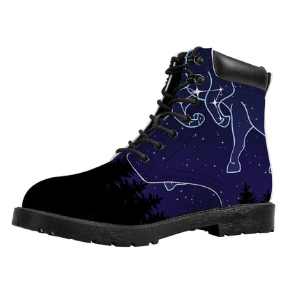 Taurus Constellation Print Work Boots