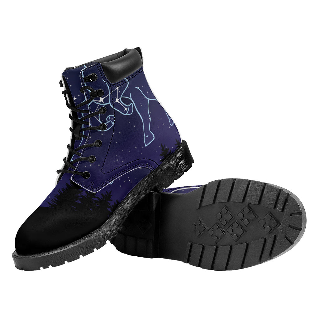 Taurus Constellation Print Work Boots