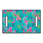 Teal Aloha Tropical Pattern Print Golf Cart Seat Cover