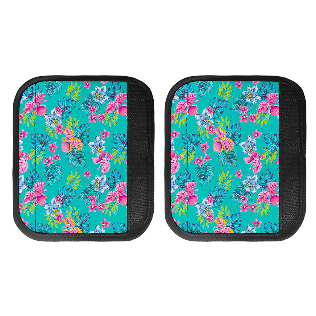 Teal Aloha Tropical Pattern Print Handle Covers