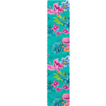Teal Aloha Tropical Pattern Print Table Runner