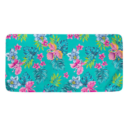 Teal Aloha Tropical Pattern Print Towel