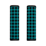 Teal And Black Buffalo Check Print Handle Covers