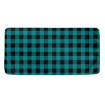 Teal And Black Buffalo Check Print Towel