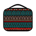 Teal And Brown Aztec Pattern Print Classic Bible Case