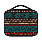 Teal And Brown Aztec Pattern Print Classic Bible Case