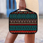 Teal And Brown Aztec Pattern Print Classic Bible Case