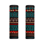 Teal And Brown Aztec Pattern Print Handle Covers