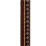 Teal And Brown Aztec Pattern Print Table Runner
