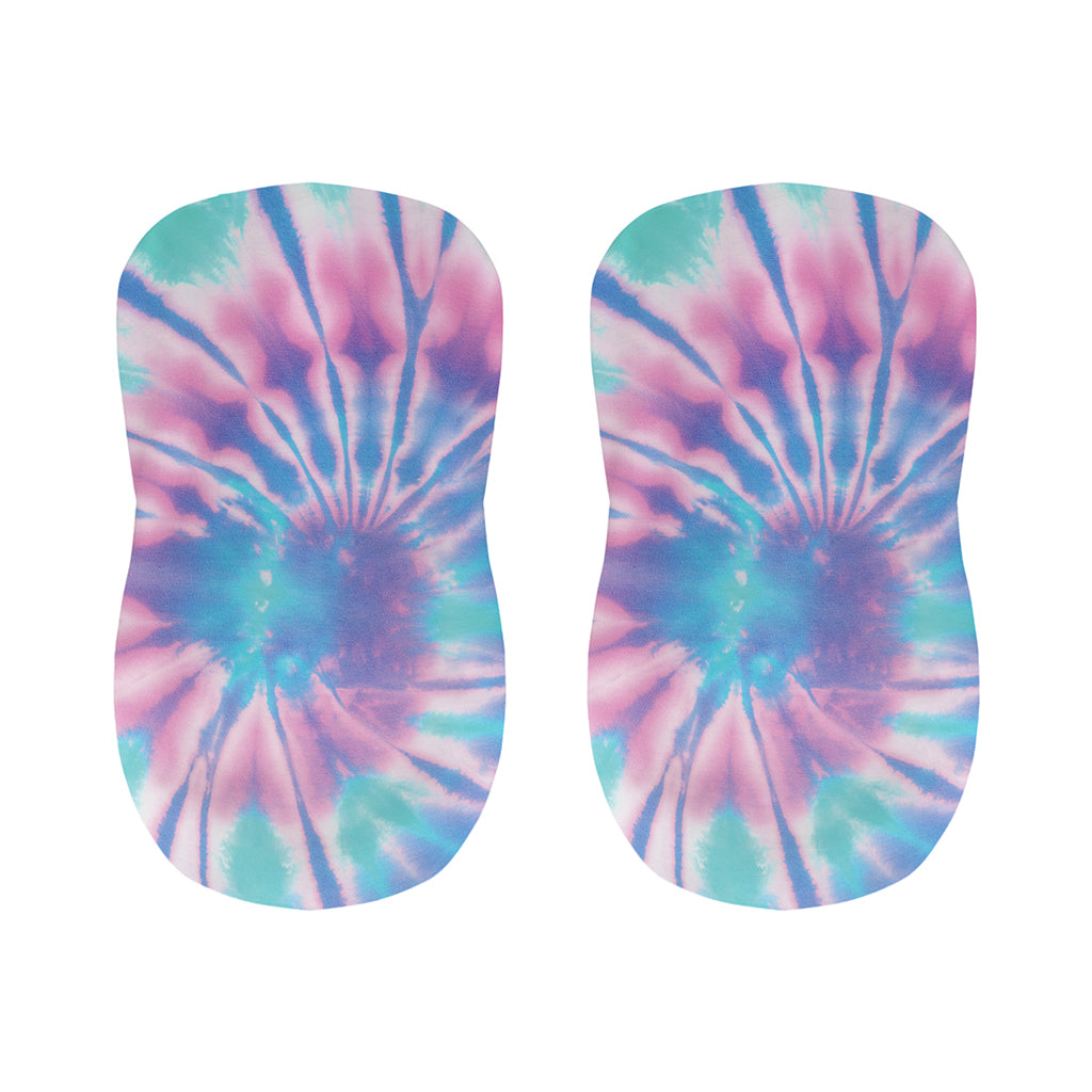 Teal And Pink Tie Dye Print Bar Stool Covers