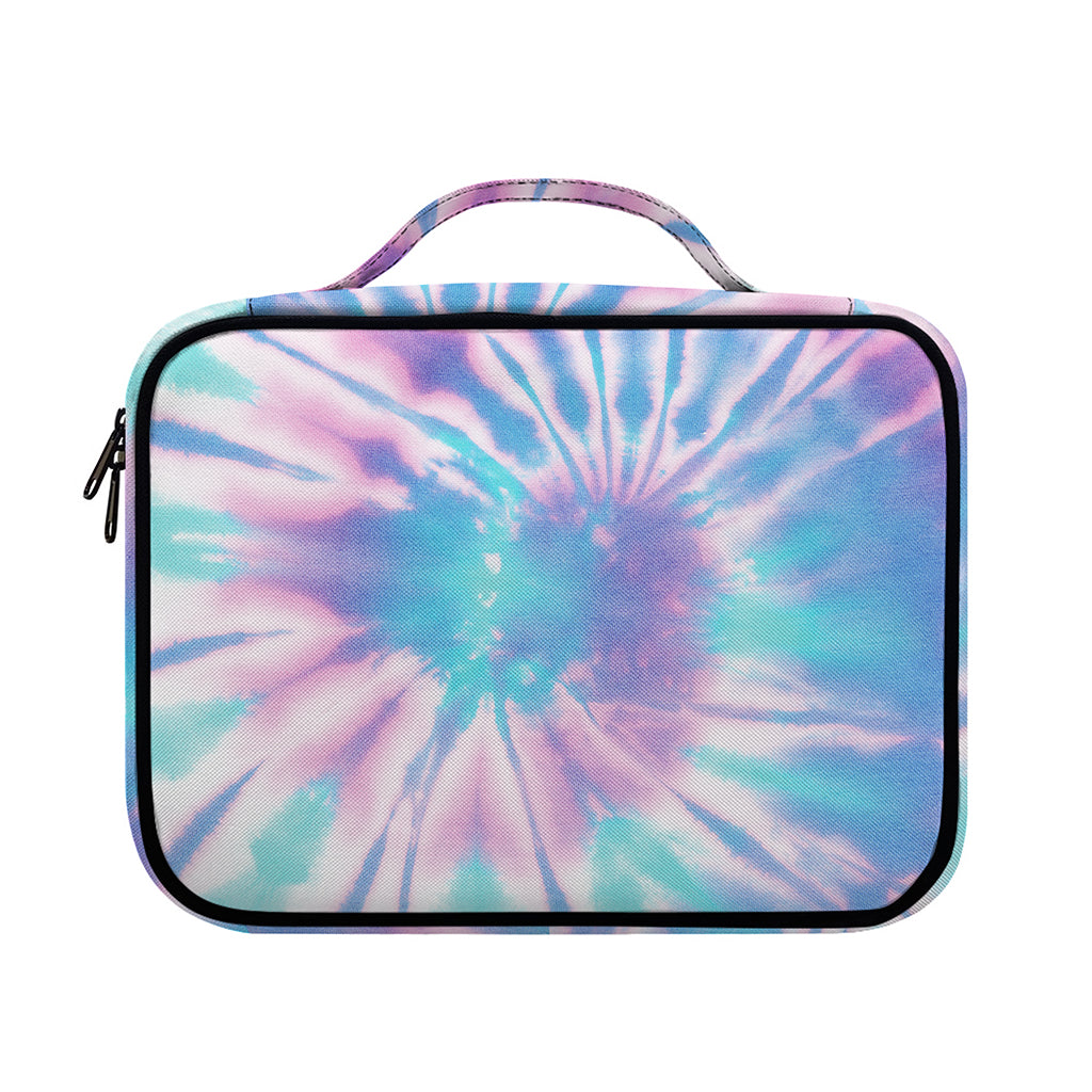 Teal And Pink Tie Dye Print Briefcase Bible Bag