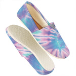 Teal And Pink Tie Dye Print Casual Shoes
