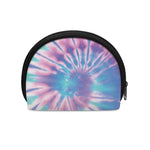 Teal And Pink Tie Dye Print Coin Purse