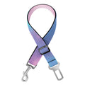 Teal And Pink Tie Dye Print Dog Seat Belt