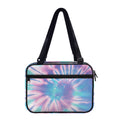 Teal And Pink Tie Dye Print Double Strap Bible Bag