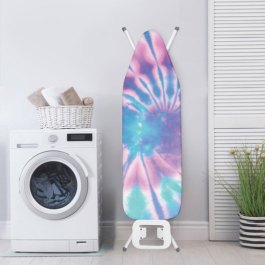Teal And Pink Tie Dye Print Ironing Board Cover