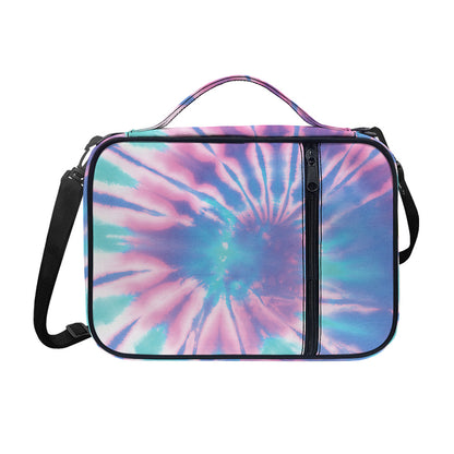 Teal And Pink Tie Dye Print Shoulder Strap Bible Bag
