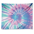 Teal And Pink Tie Dye Print Tapestry