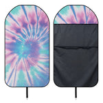 Teal And Pink Tie Dye Print Waterproof Car Seat Cover