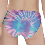 Teal And Pink Tie Dye Print Women's Panties