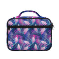 Teal And Pink Tropical Floral Print Briefcase Bible Bag