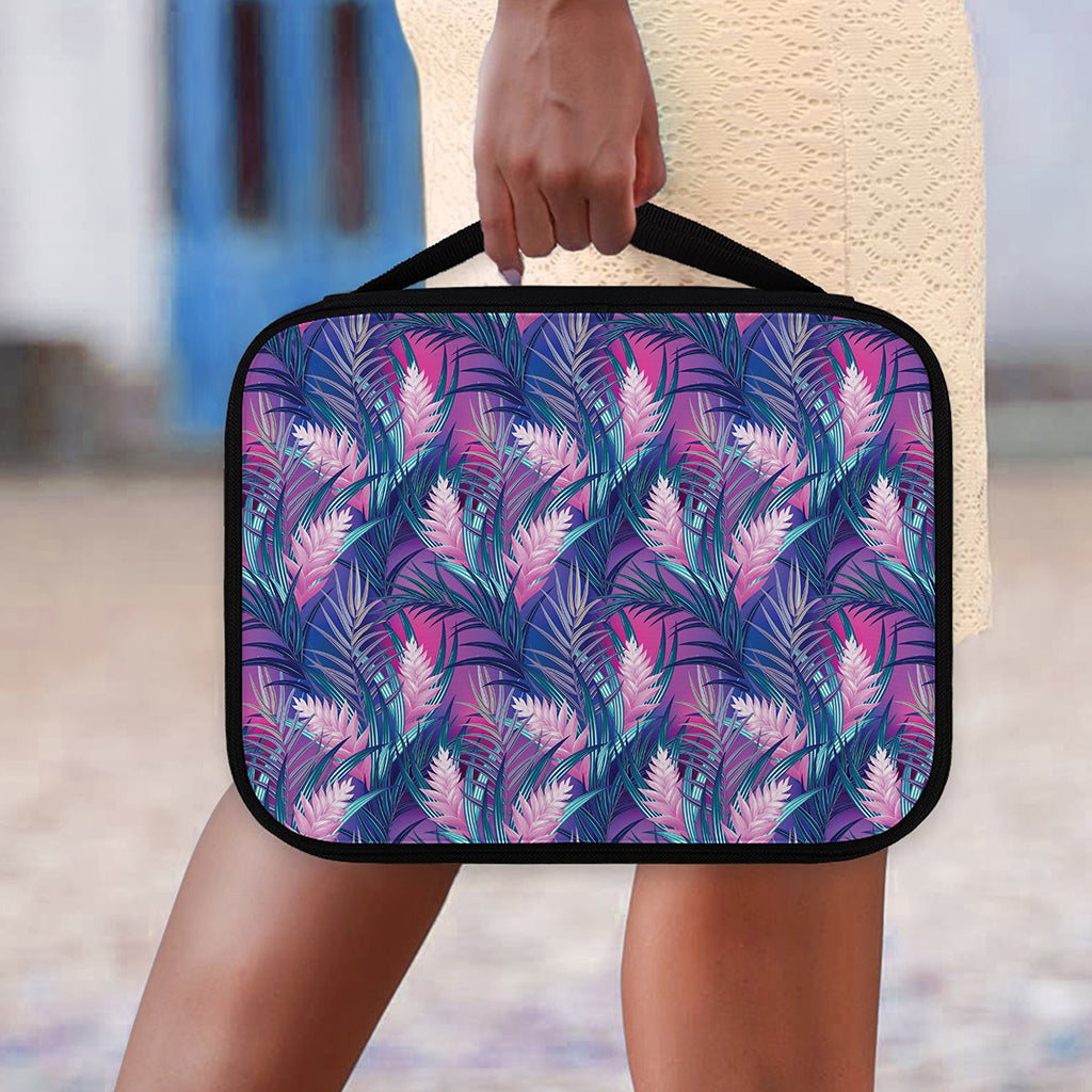Teal And Pink Tropical Floral Print Classic Bible Case