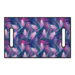 Teal And Pink Tropical Floral Print Golf Cart Seat Cover