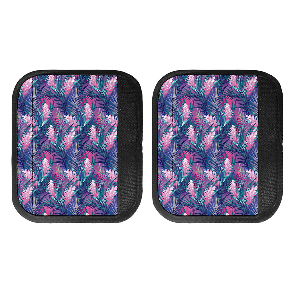Teal And Pink Tropical Floral Print Handle Covers