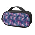 Teal And Pink Tropical Floral Print Portable Cooler Travel Case