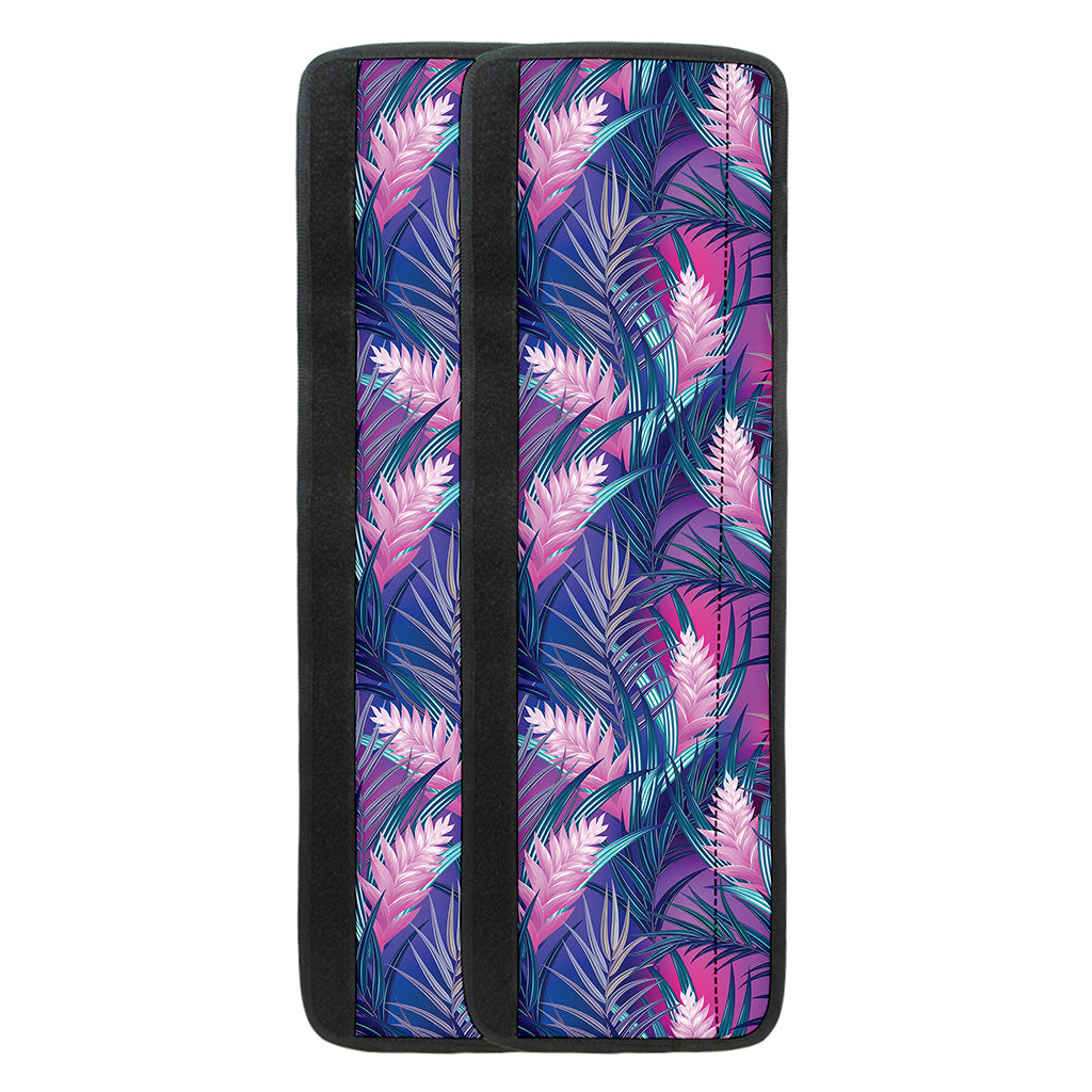 Teal And Pink Tropical Floral Print Refrigerator Handle Covers