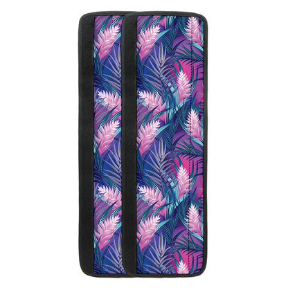 Teal And Pink Tropical Floral Print Refrigerator Handle Covers