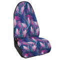 Teal And Pink Tropical Floral Print Waterproof Car Seat Cover