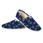 Teal And Purple Dragonfly Pattern Print Casual Shoes