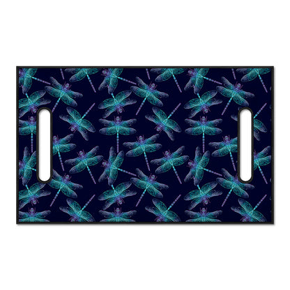 Teal And Purple Dragonfly Pattern Print Golf Cart Seat Cover