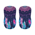 Teal And Purple Dream Catcher Print Bar Stool Covers