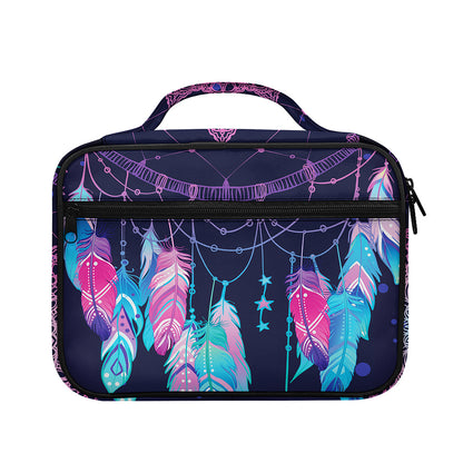 Teal And Purple Dream Catcher Print Briefcase Bible Bag