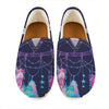 Teal And Purple Dream Catcher Print Casual Shoes