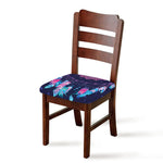 Teal And Purple Dream Catcher Print Chair Cushion Cover