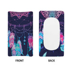 Teal And Purple Dream Catcher Print Changing Pad Cover